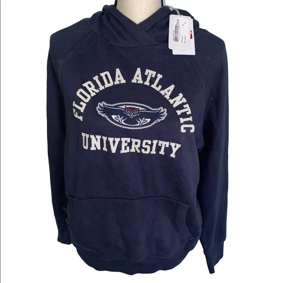 Florida Atlantic University Sweaters - Florida Atlantic University navy blue hoodie
